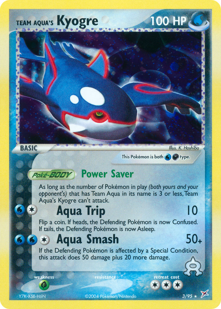 Team Aqua's Kyogre (3/95) (Theme Deck Exclusive) [EX: Team Magma vs Team Aqua] | Fandemonia Ltd