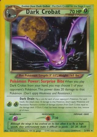 Dark Crobat (2/105) [Neo Destiny Unlimited] | Fandemonia Ltd