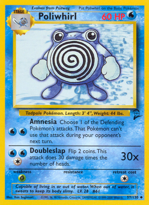 Poliwhirl (57/130) [Base Set 2] | Fandemonia Ltd