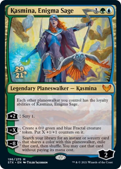 Kasmina, Enigma Sage [Strixhaven: School of Mages Prerelease Promos] | Fandemonia Ltd