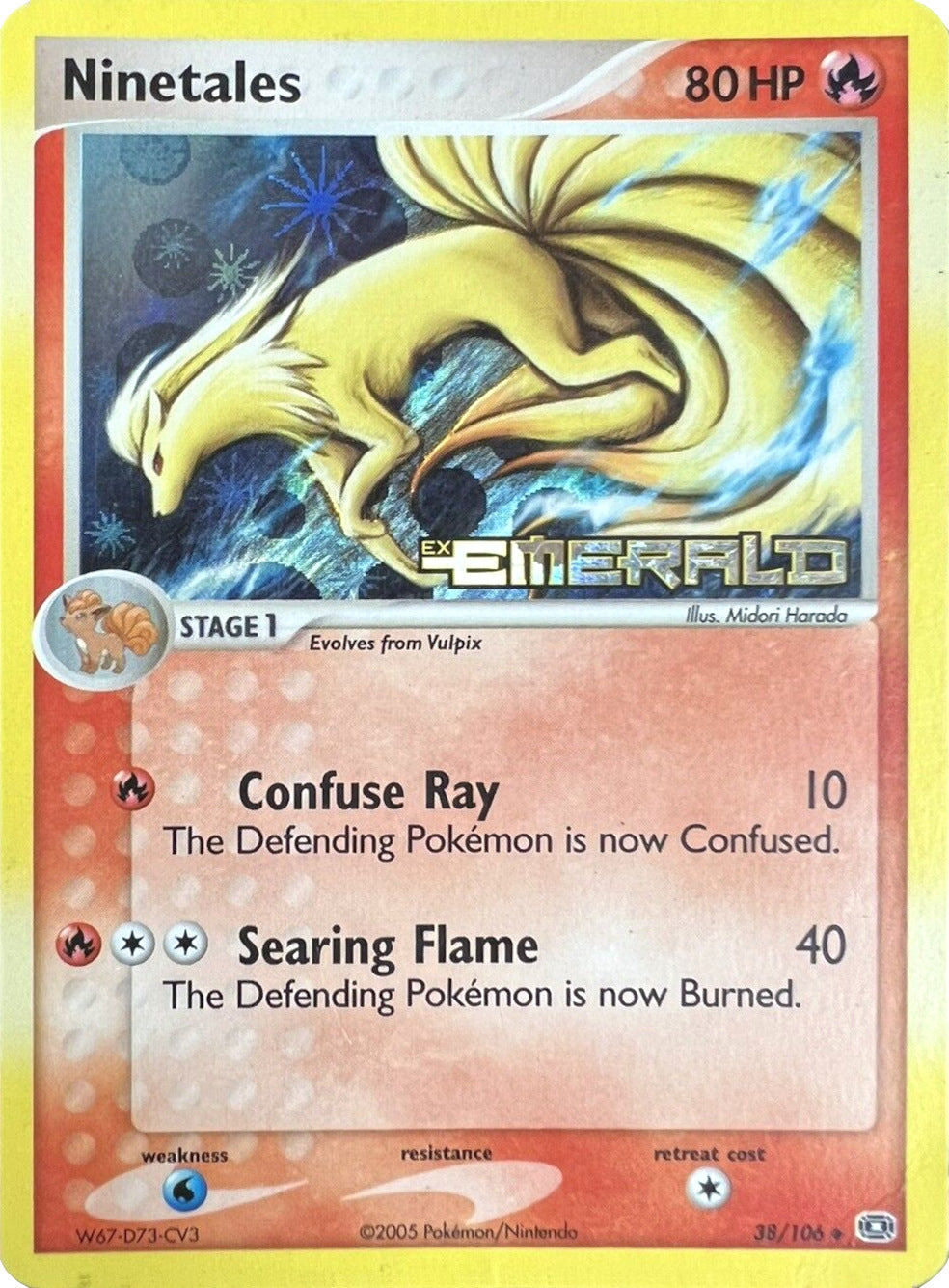 Ninetales (38/106) (Stamped) [EX: Emerald] | Fandemonia Ltd