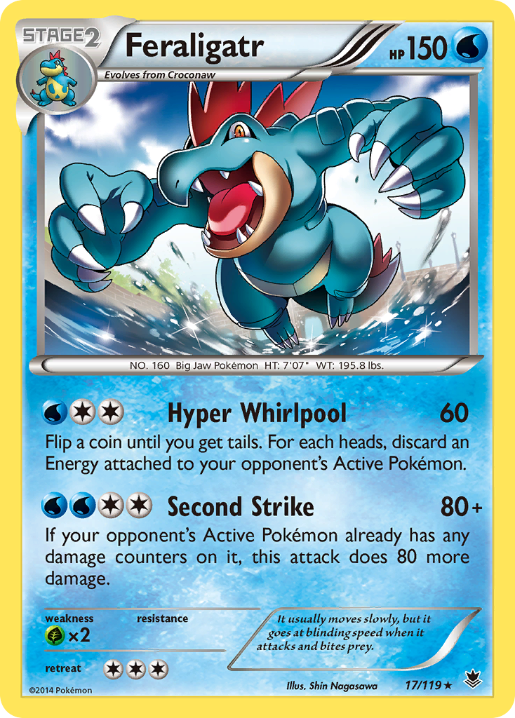 Feraligatr (17/119) [XY: Phantom Forces] | Fandemonia Ltd