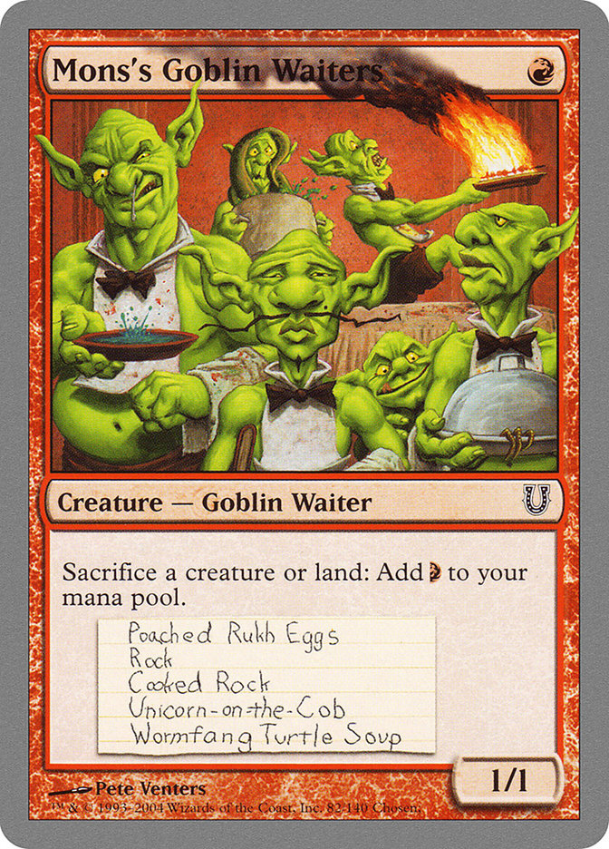 Mons's Goblin Waiters [Unhinged] | Fandemonia Ltd