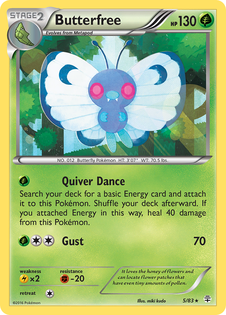 Butterfree (5/83) [XY: Generations] | Fandemonia Ltd