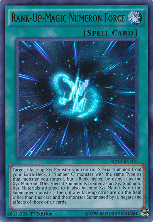 Rank-Up-Magic Numeron Force [MP14-EN101] Ultra Rare | Fandemonia Ltd