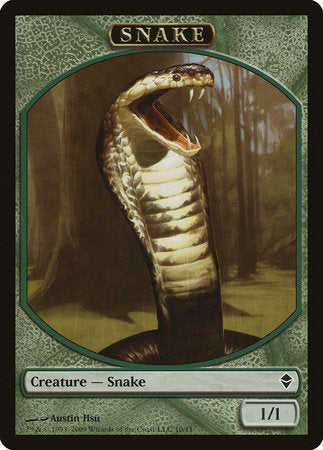 Snake Token [Zendikar Tokens] | Fandemonia Ltd