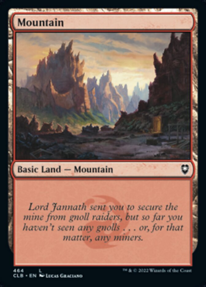 Mountain (464) [Commander Legends: Battle for Baldur's Gate] | Fandemonia Ltd