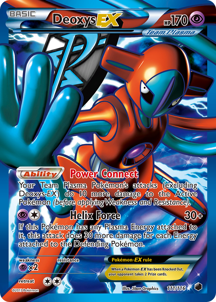 Deoxys EX (111/116) [Black & White: Plasma Freeze] | Fandemonia Ltd