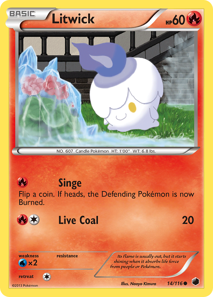 Litwick (14/116) [Black & White: Plasma Freeze] | Fandemonia Ltd