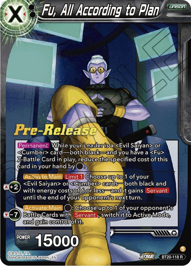 Fu, All According to Plan (BT20-118) [Power Absorbed Prerelease Promos] | Fandemonia Ltd