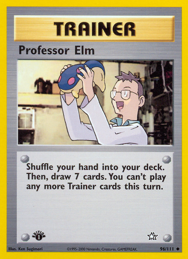 Professor Elm (96/111) [Neo Genesis 1st Edition] | Fandemonia Ltd