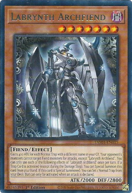 Labrynth Archfiend [TAMA-EN015] Rare | Fandemonia Ltd