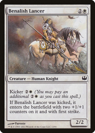 Benalish Lancer [Duel Decks: Knights vs. Dragons] | Fandemonia Ltd