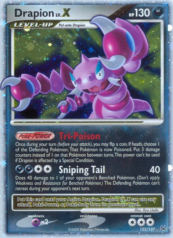 Drapion LV.X (123/127) [Platinum: Base Set] | Fandemonia Ltd