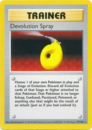 Devolution Spray (72/102) [Base Set Shadowless Unlimited] | Fandemonia Ltd