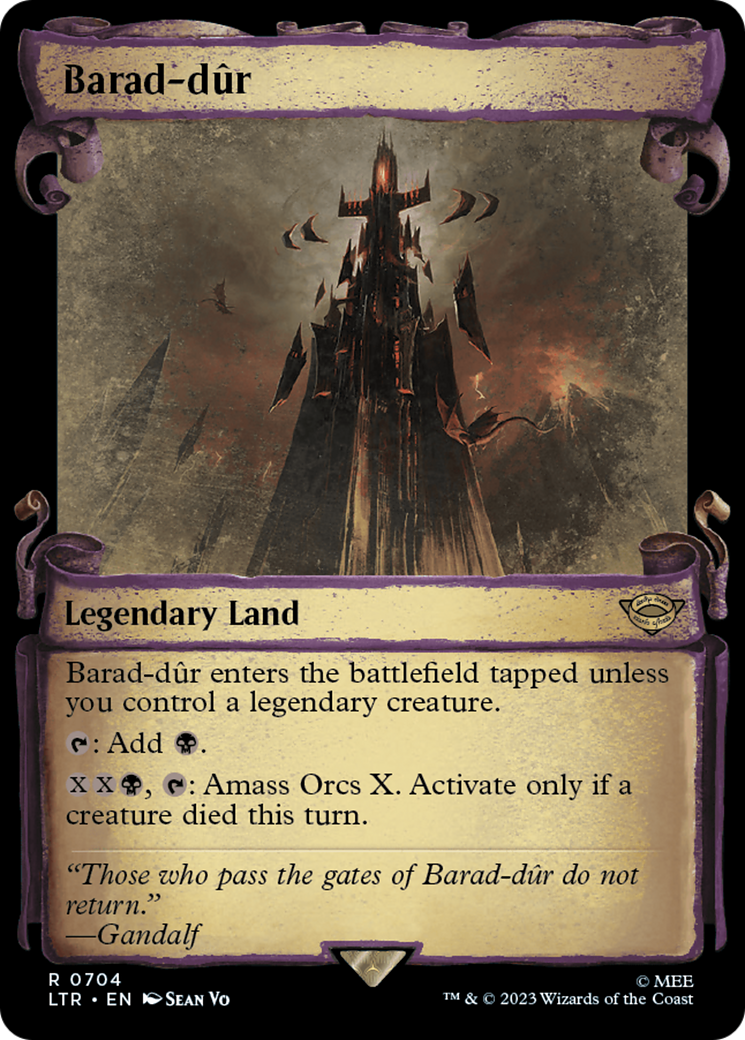 Barad-dur [The Lord of the Rings: Tales of Middle-Earth Showcase Scrolls] | Fandemonia Ltd