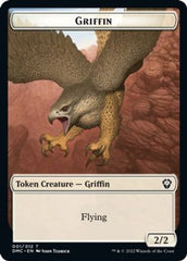 Zombie Knight // Griffin Double-sided Token [Dominaria United Commander Tokens] | Fandemonia Ltd