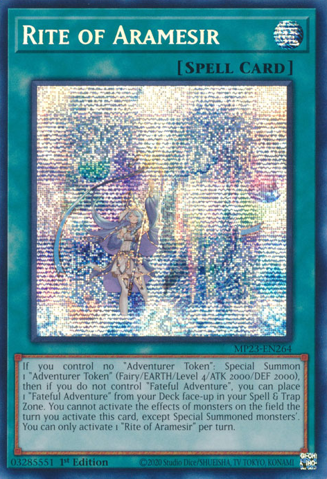 Rite of Aramesir [MP23-EN264] Prismatic Secret Rare | Fandemonia Ltd