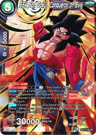 SS4 Son Goku, Conqueror of Evil [BT11-126] | Fandemonia Ltd