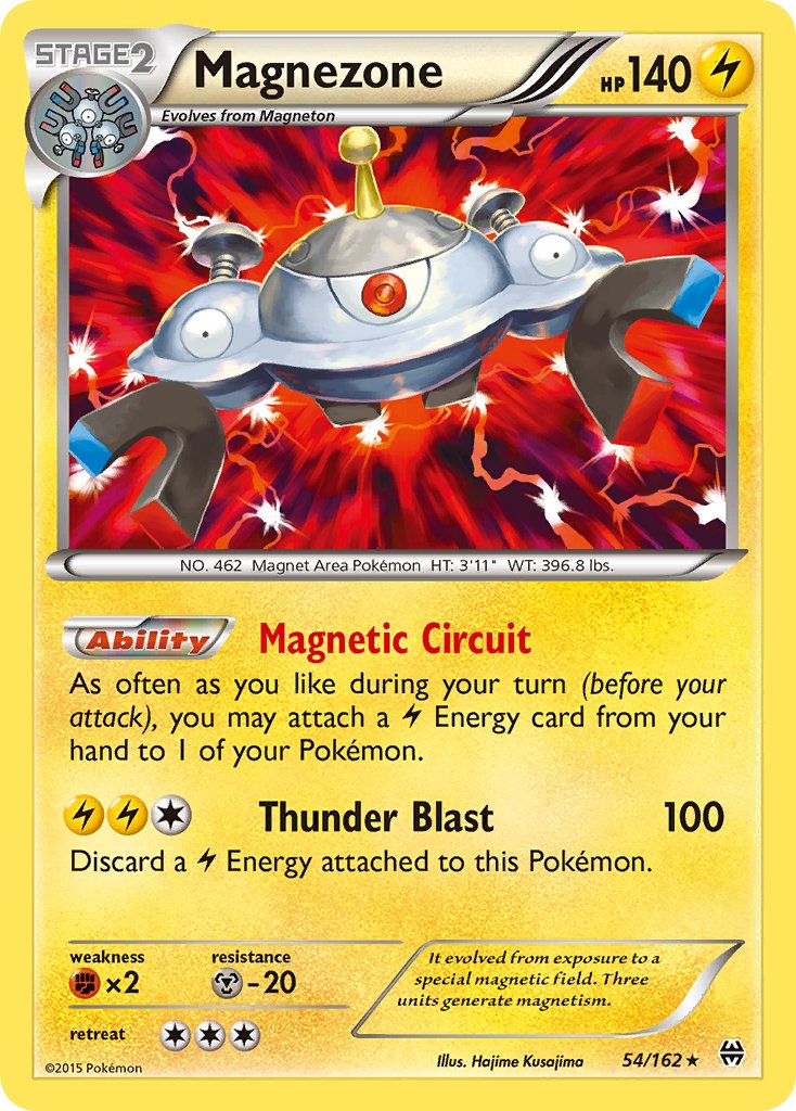 Magnezone (54/162) (Theme Deck Exclusive) [XY: BREAKthrough] | Fandemonia Ltd