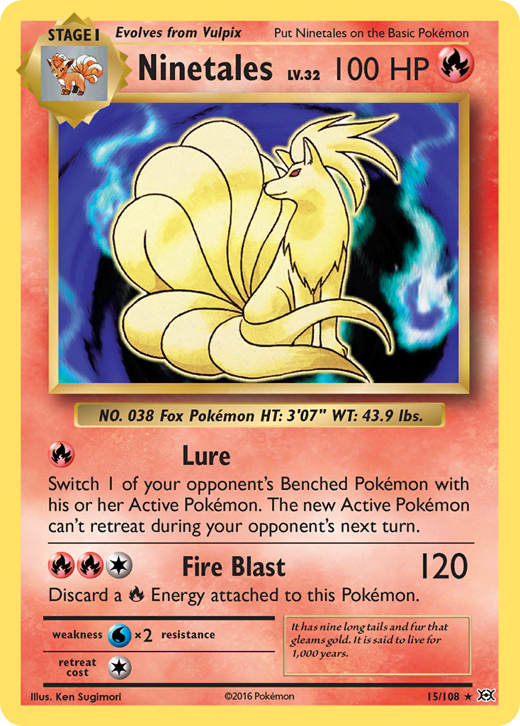 Ninetales (15/108) [XY: Evolutions] | Fandemonia Ltd