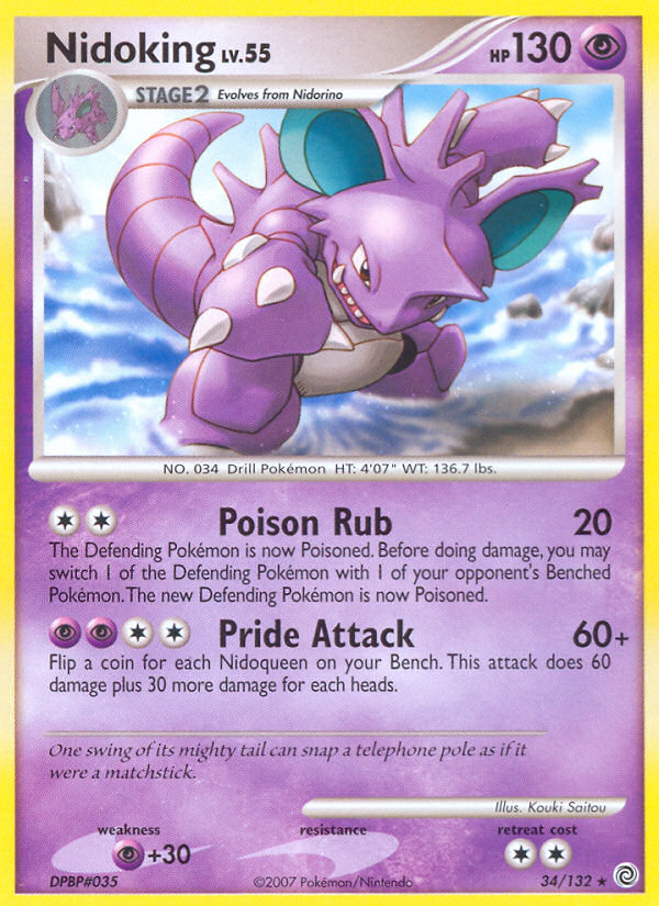 Nidoking (34/132) [Diamond & Pearl: Secret Wonders] | Fandemonia Ltd