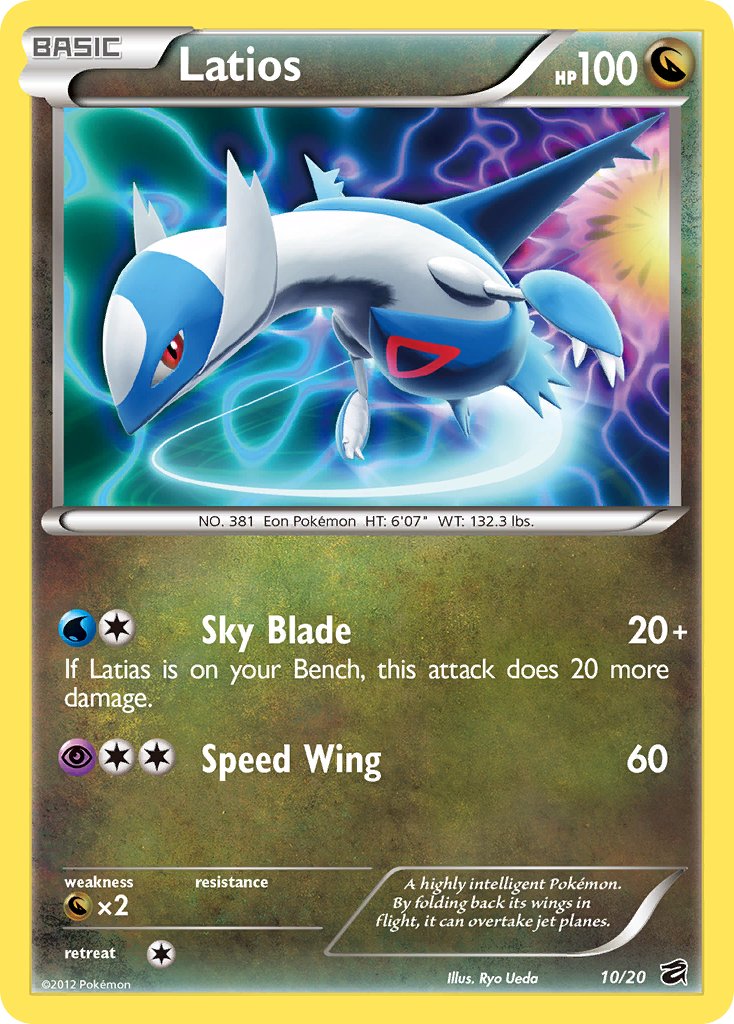 Latios (10/20) [Black & White: Dragon Vault] | Fandemonia Ltd