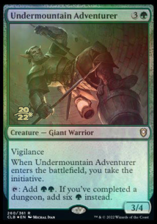 Undermountain Adventurer [Commander Legends: Battle for Baldur's Gate Prerelease Promos] | Fandemonia Ltd