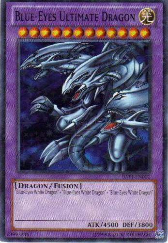 Blue-Eyes Ultimate Dragon [BATT-EN001] Starfoil Rare | Fandemonia Ltd