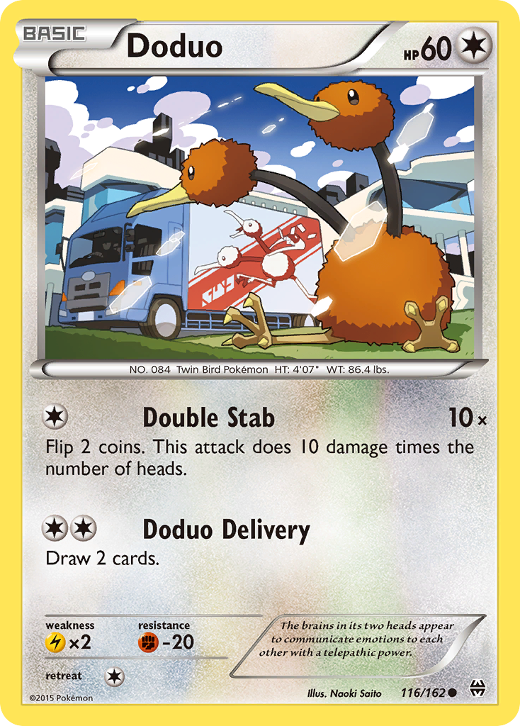 Doduo (116/162) [XY: BREAKthrough] | Fandemonia Ltd