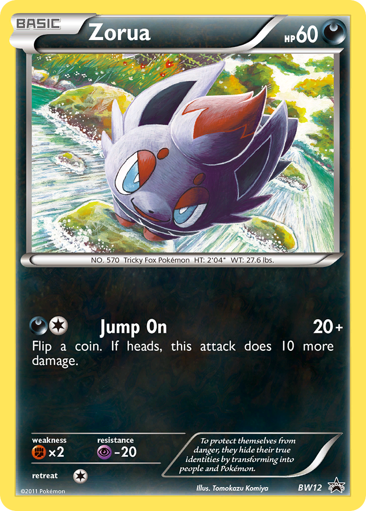 Zorua (BW12) [Black & White: Black Star Promos] | Fandemonia Ltd