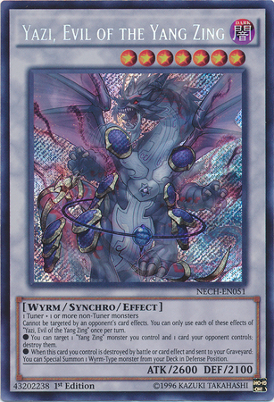 Yazi, Evil of the Yang Zing [NECH-EN051] Secret Rare | Fandemonia Ltd