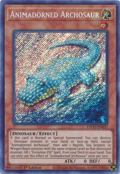 Animadorned Archosaur [ETCO-EN037] Secret Rare | Fandemonia Ltd