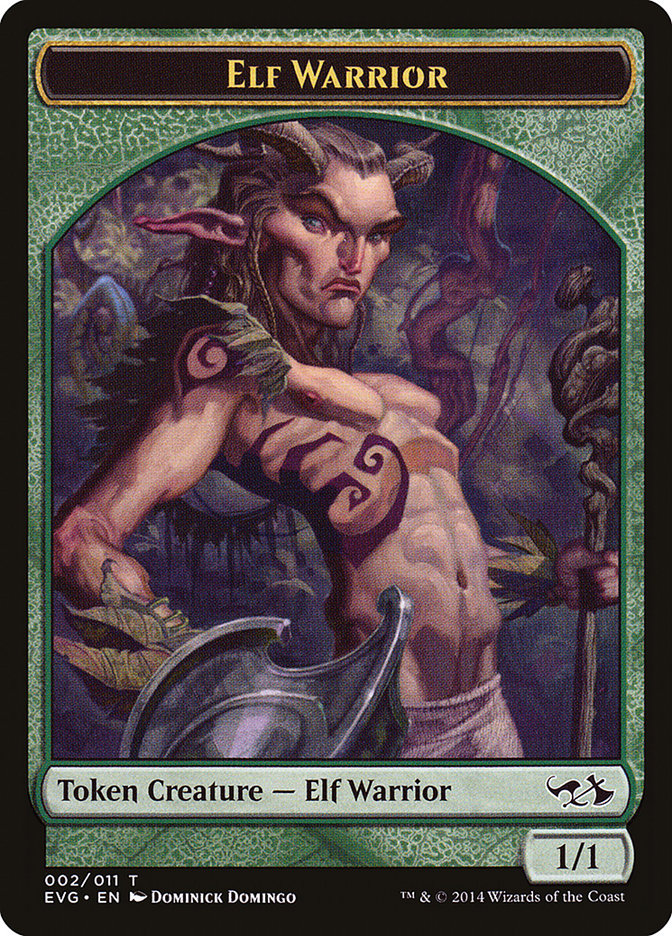 Elf Warrior Token (Elves vs. Goblins) [Duel Decks Anthology Tokens] | Fandemonia Ltd