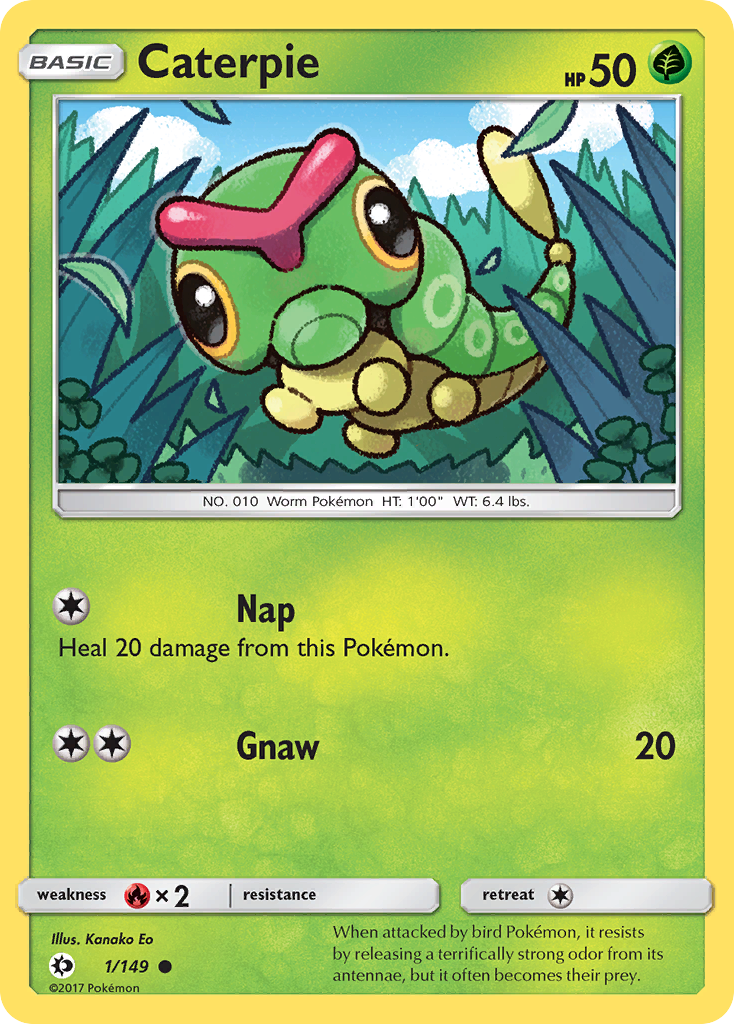 Caterpie (1/149) [Sun & Moon: Base Set] | Fandemonia Ltd