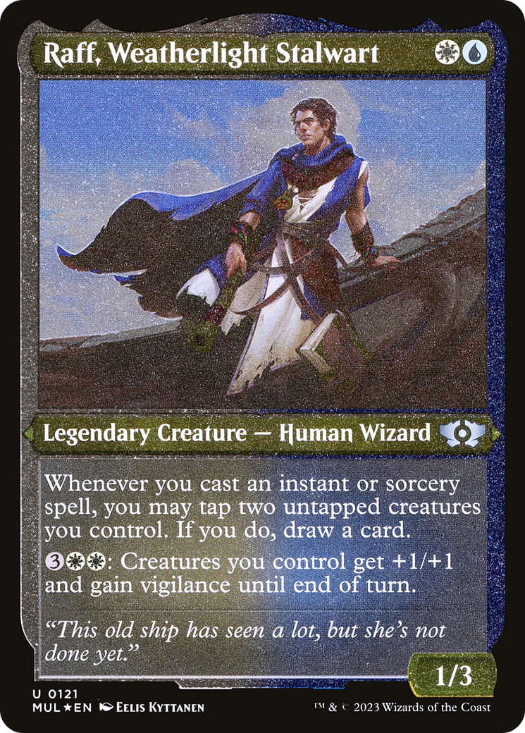 Raff, Weatherlight Stalwart (Foil Etched) [Multiverse Legends] | Fandemonia Ltd