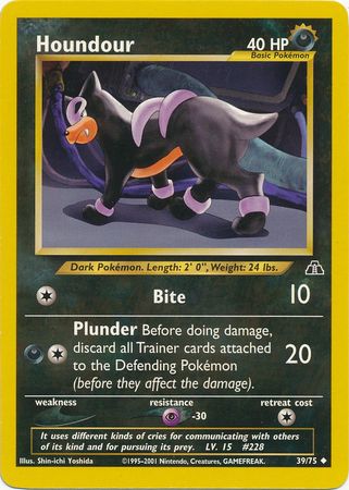 Houndour (39/75) [Neo Discovery Unlimited] | Fandemonia Ltd