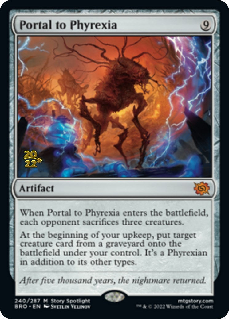 Portal to Phyrexia [The Brothers' War: Prerelease Promos] | Fandemonia Ltd