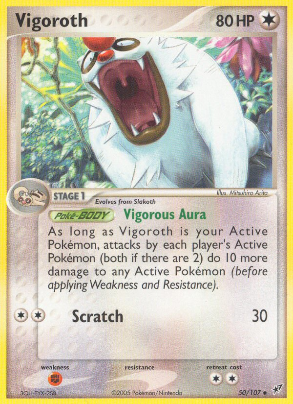 Vigoroth (50/107) [EX: Deoxys] | Fandemonia Ltd