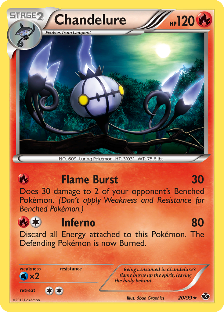 Chandelure (20/99) [Black & White: Next Destinies] | Fandemonia Ltd