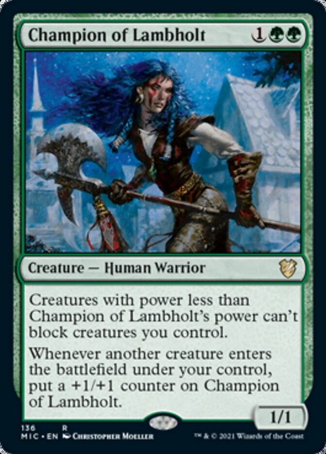 Champion of Lambholt [Innistrad: Midnight Hunt Commander] | Fandemonia Ltd