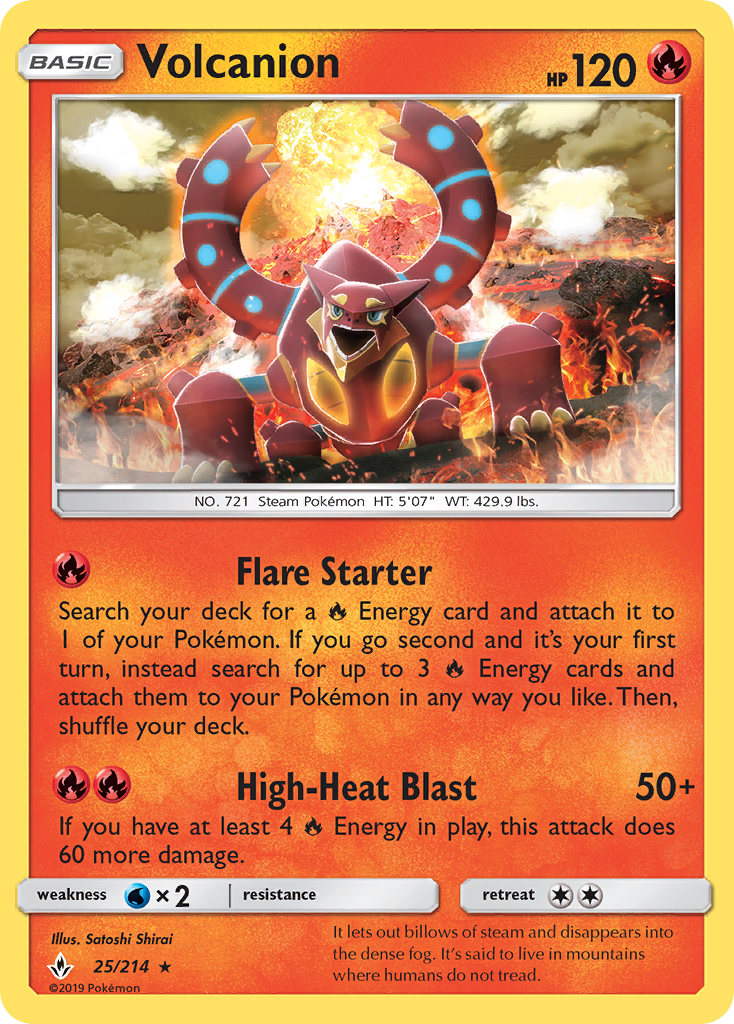 Volcanion (25/214) [Sun & Moon: Unbroken Bonds] | Fandemonia Ltd