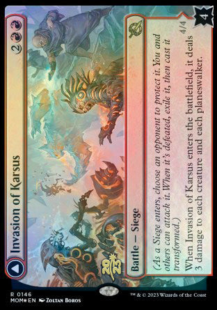 Invasion of Karsus // Refraction Elemental [March of the Machine Prerelease Promos] | Fandemonia Ltd