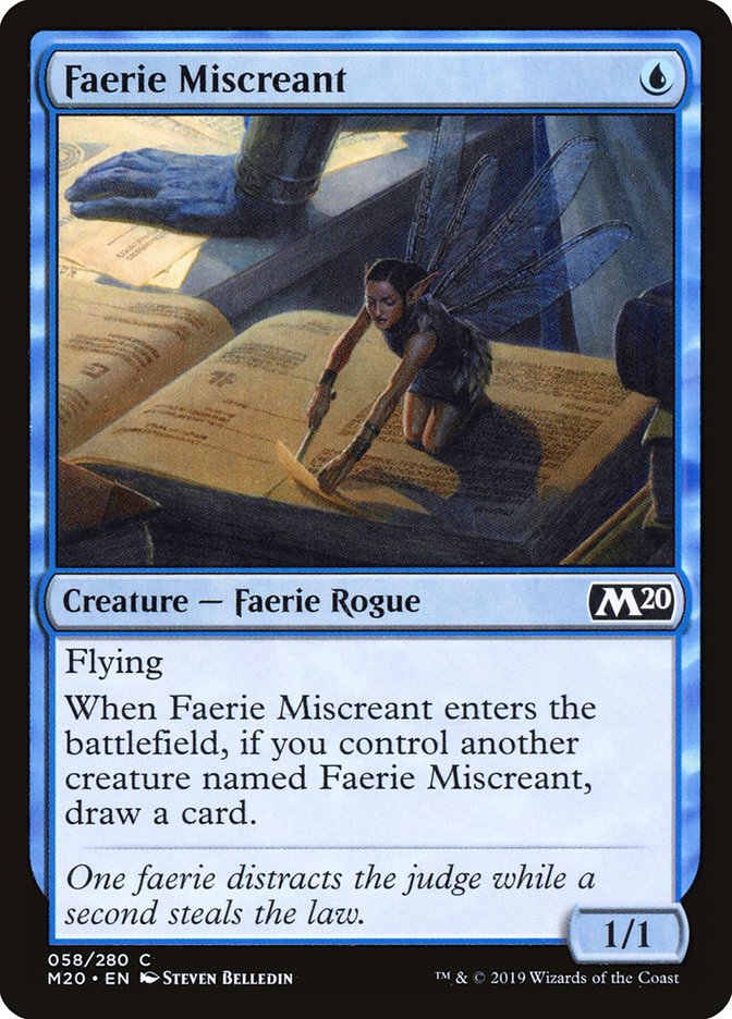 Faerie Miscreant [Core Set 2020] | Fandemonia Ltd