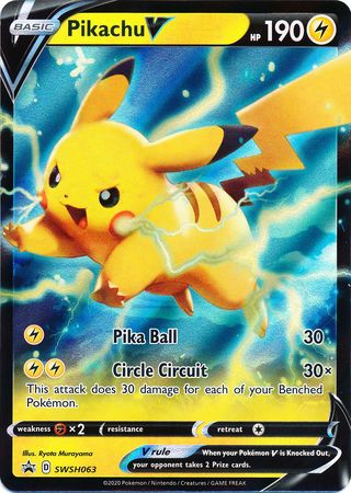 Pikachu V (SWSH063) [Sword & Shield: Black Star Promos] | Fandemonia Ltd