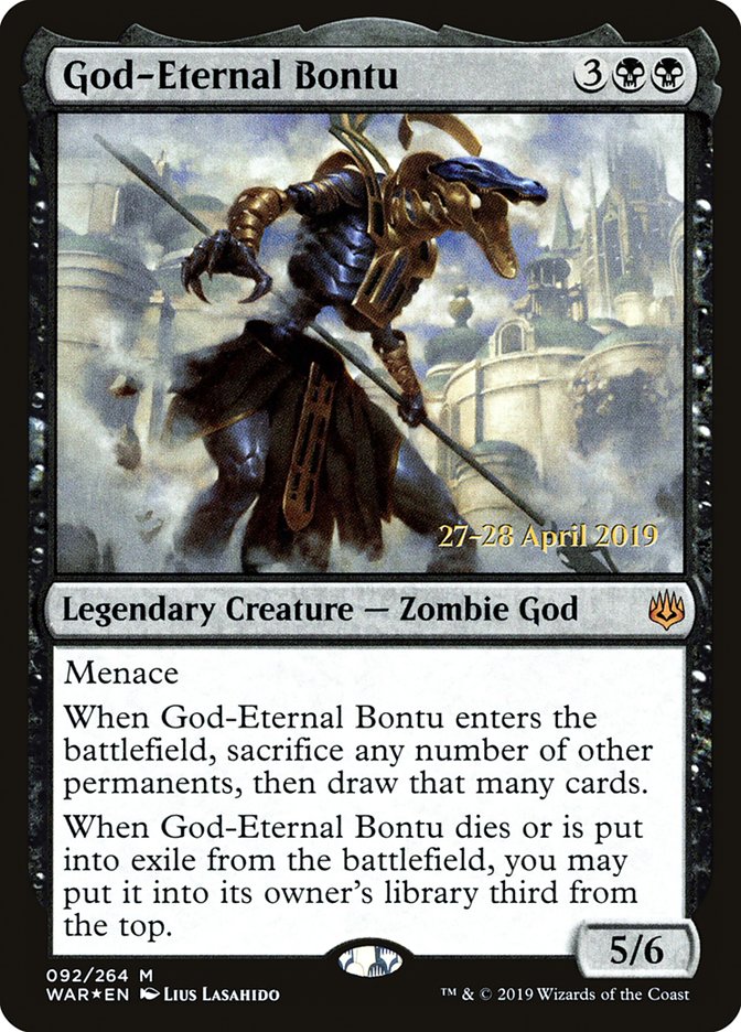 God-Eternal Bontu  [War of the Spark Prerelease Promos] | Fandemonia Ltd