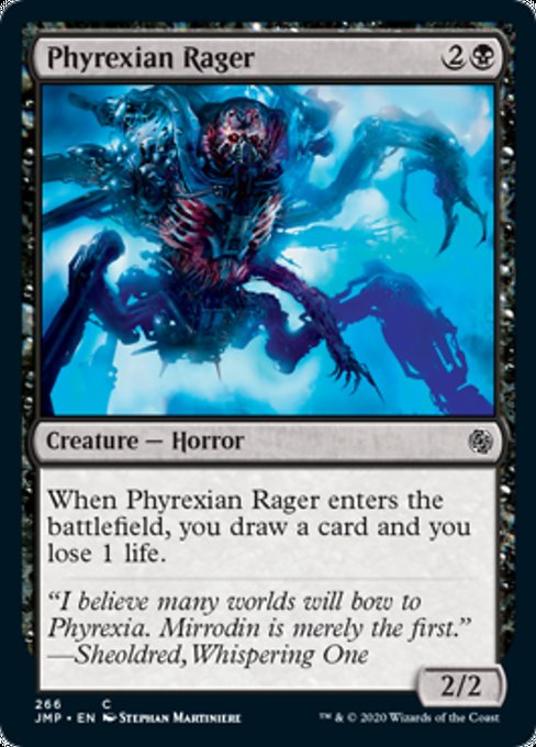 Phyrexian Rager [Jumpstart] | Fandemonia Ltd