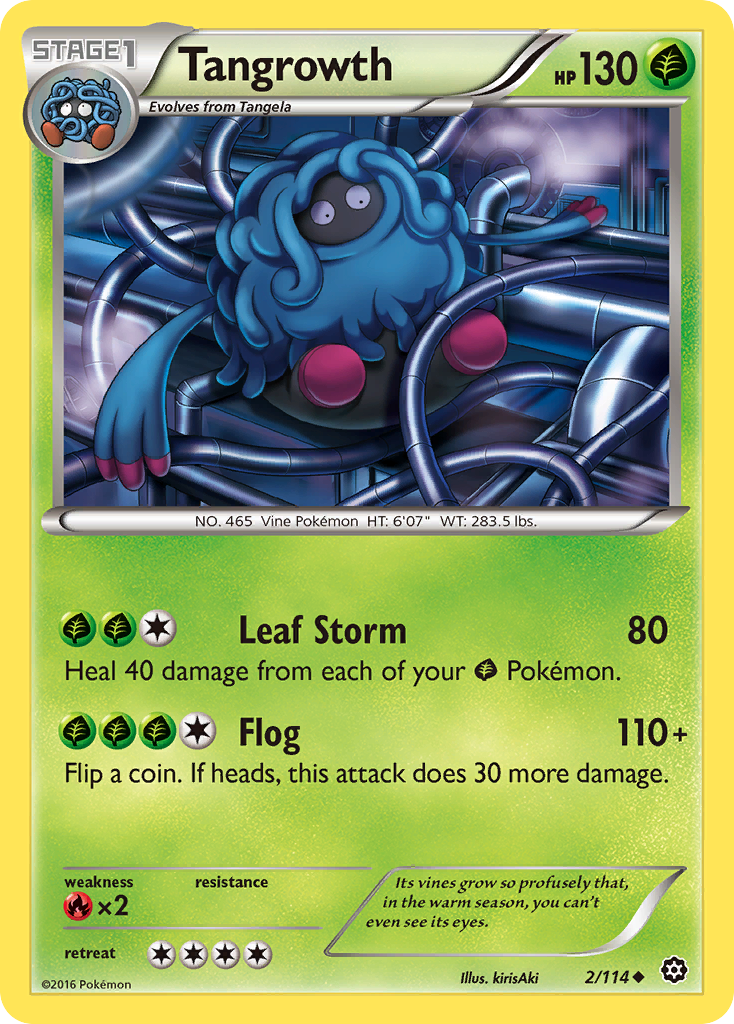 Tangrowth (2/114) [XY: Steam Siege] | Fandemonia Ltd