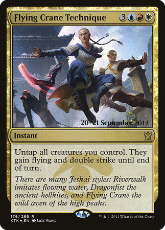 Flying Crane Technique [Khans of Tarkir Promos] | Fandemonia Ltd