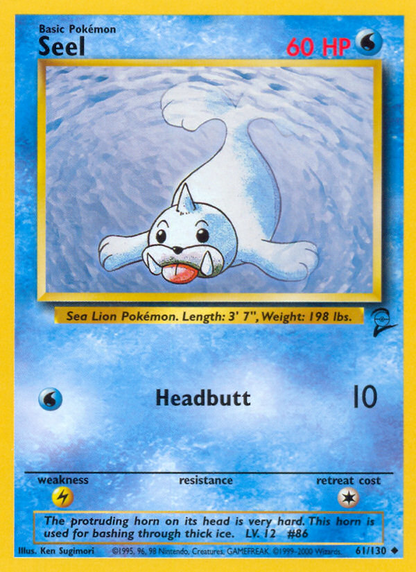 Seel (61/130) [Base Set 2] | Fandemonia Ltd